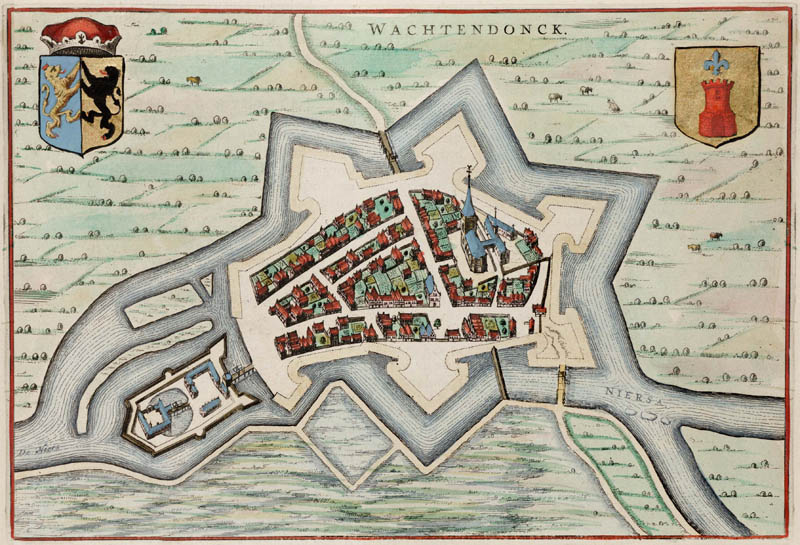 Wachtendonk 1649 Blaeu